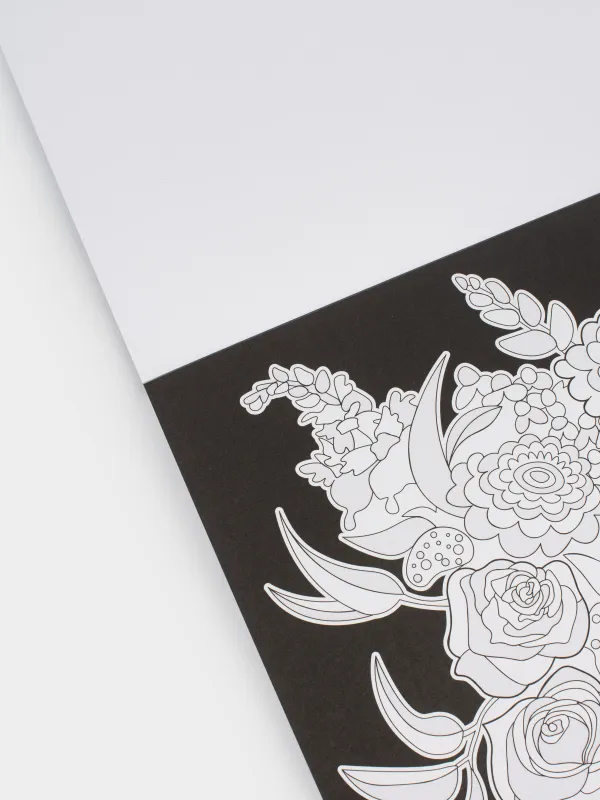 Бояу альбомы, 20х20 см, 24 парақ, жылтыр, Өрнектер мен жануарлар, Draw, image-4