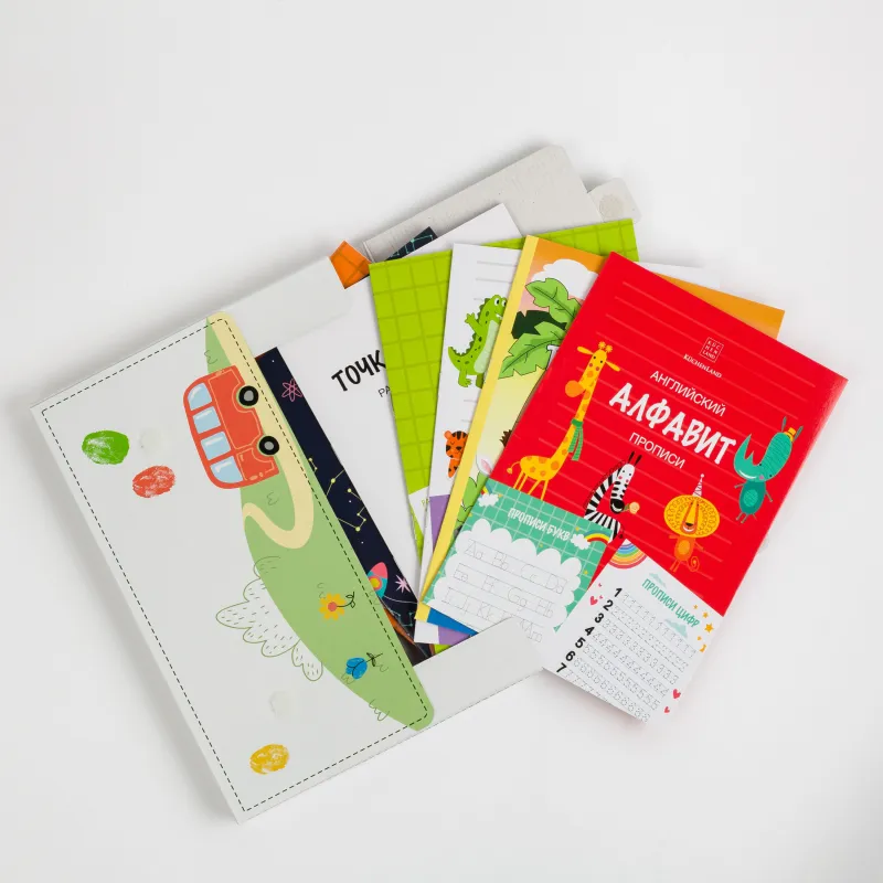 Набор развивающих тетрадей, 23х17 см, 8 л, 10 шт, бумага, Алфавит и творчество, Creative, image-1