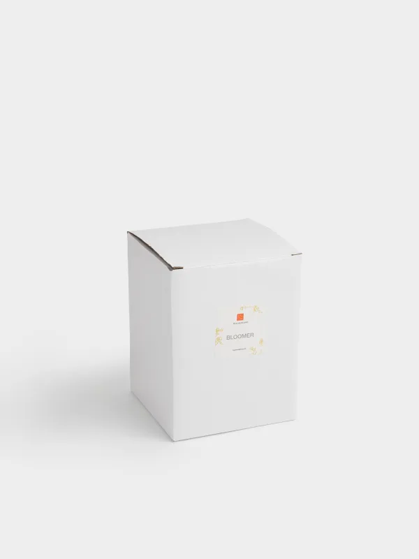 Ваза для цветов, 16 см, декоративная, керамика D, молочно-бежевая, Силуэт лица в цветах, Bloomer, image-5