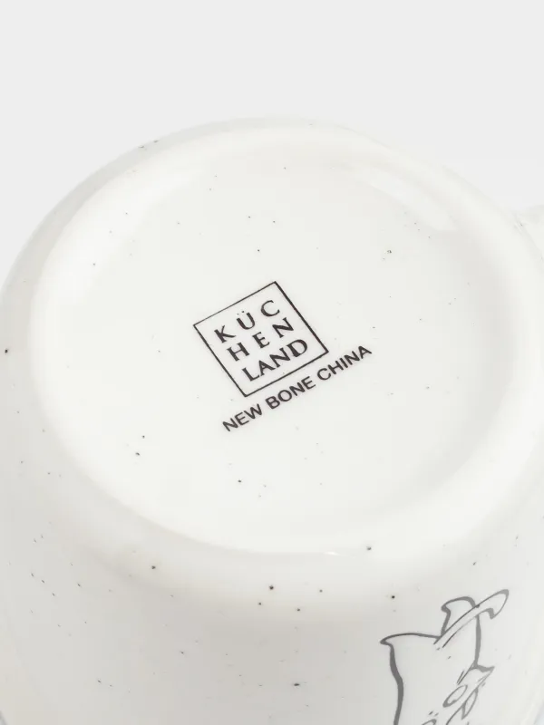 Кружка, 370 мл, в крапинку, Котенок, Cat, image-2