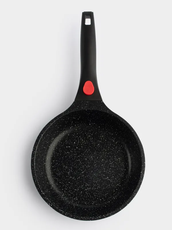Сковорода, 20 см, съемная ручка, с покрытием, алюминий, Solution Red 2, image-2