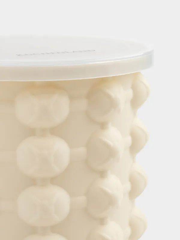 Мұзға арналған қалып, 11х10 см, 40 бөлім, қақпағы бар, силикон/пластик, сүт түстес, Soft kitchen, image-5