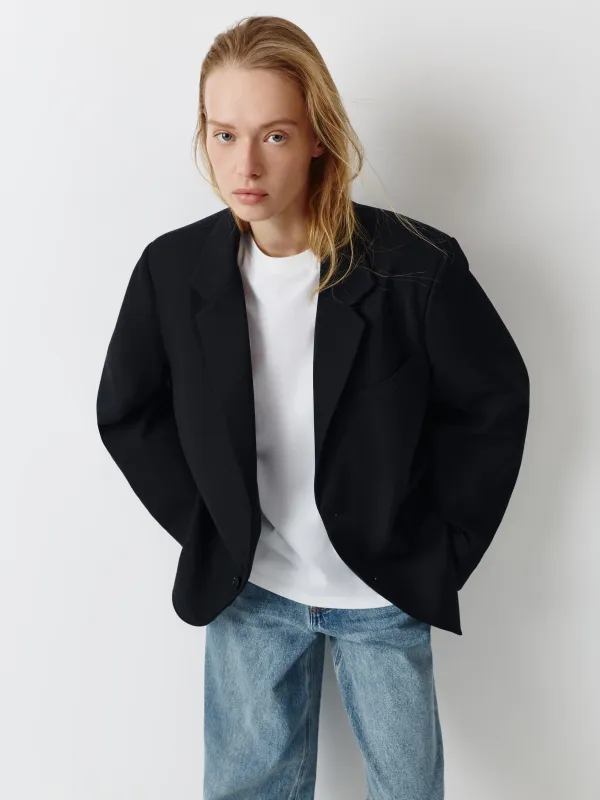 Блейзер женский, черный, Muriel, image-2