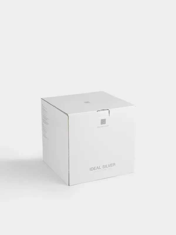 Сервиз обеденный, с серебристым кантом, белый, Ideal silver, image-6