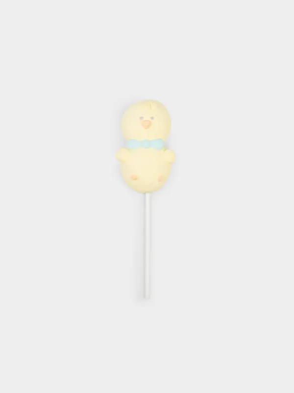 Маршмеллоу, 17 гр, на палочке, желтое, Ваниль, Цыпленок, Sweet life, image-0