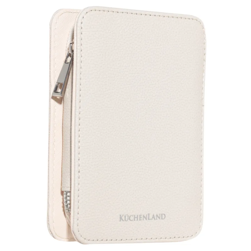 Набор маникюрный, 7 пр, в футляре, сталь/стекло/искусственная кожа, бежевый, Manicure, image-8