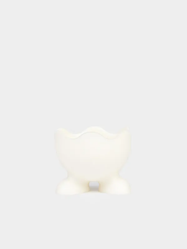 жұмыртқа тұғыры, 4 см, силикон, сүт түстес, дақтары бар, жұмыртқа, Easter, image-1