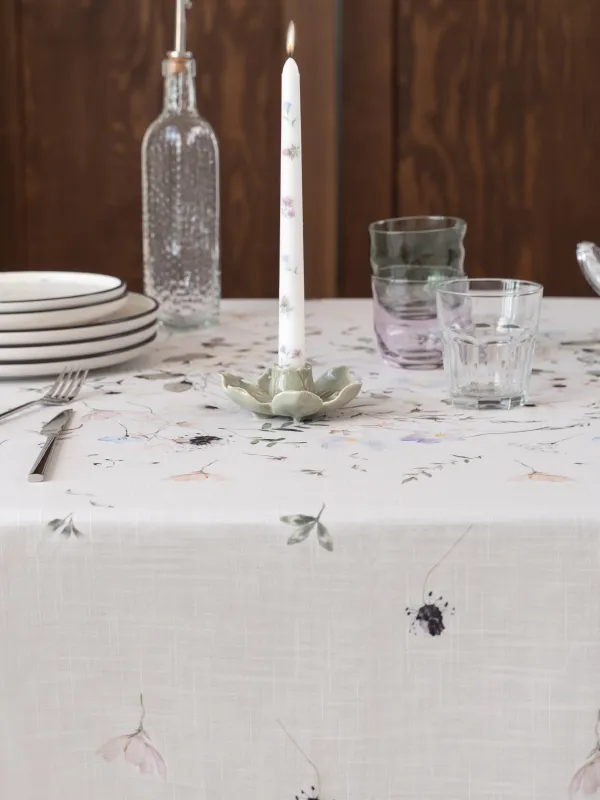 Дастархан, 170х250 см, полиэстер, сүт түстес, Көктемгі гүлдер, Flowery, image-5