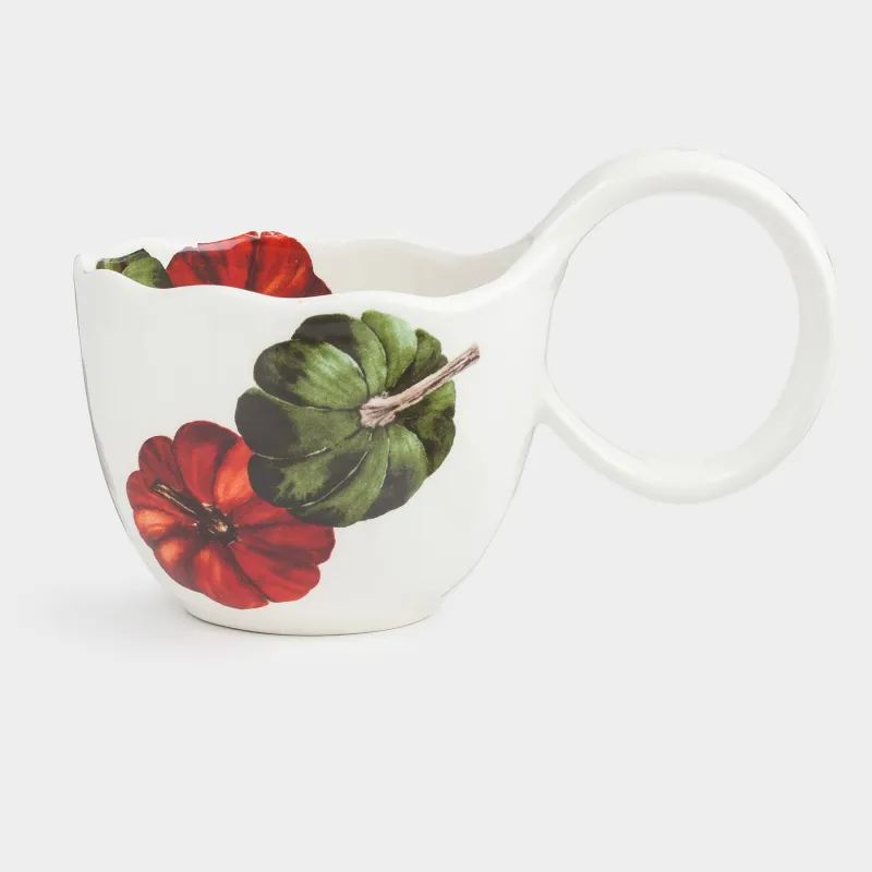 Саптыаяқ, 440 мл, керамика, ақ, Асқабақ, Forest symphony