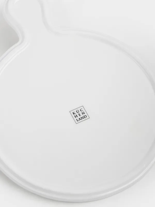 Ыстыққа арналған тұғыр, 23х18 см, тұтқасы бар, керамика/тығын, ақ, құс, Paradise garden, image-5