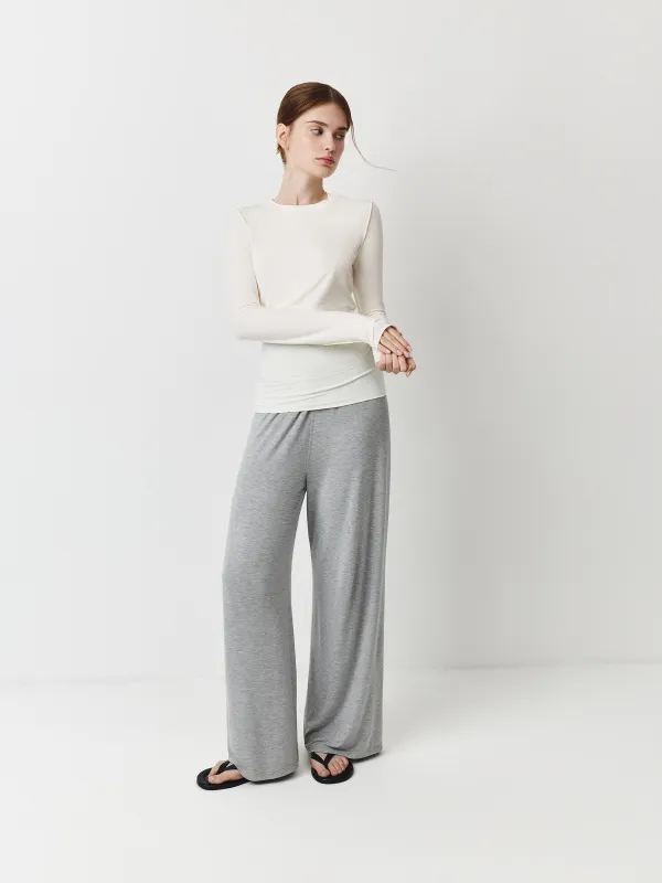 Әйелдерге арналған лонгслив, өлшемі L, вискоза, сұр, Colira, image-1