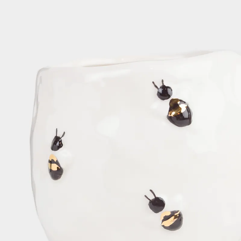 Саптыаяқ, 400 мл, керамика, сүт түстес, Аралар, Honey, image-5