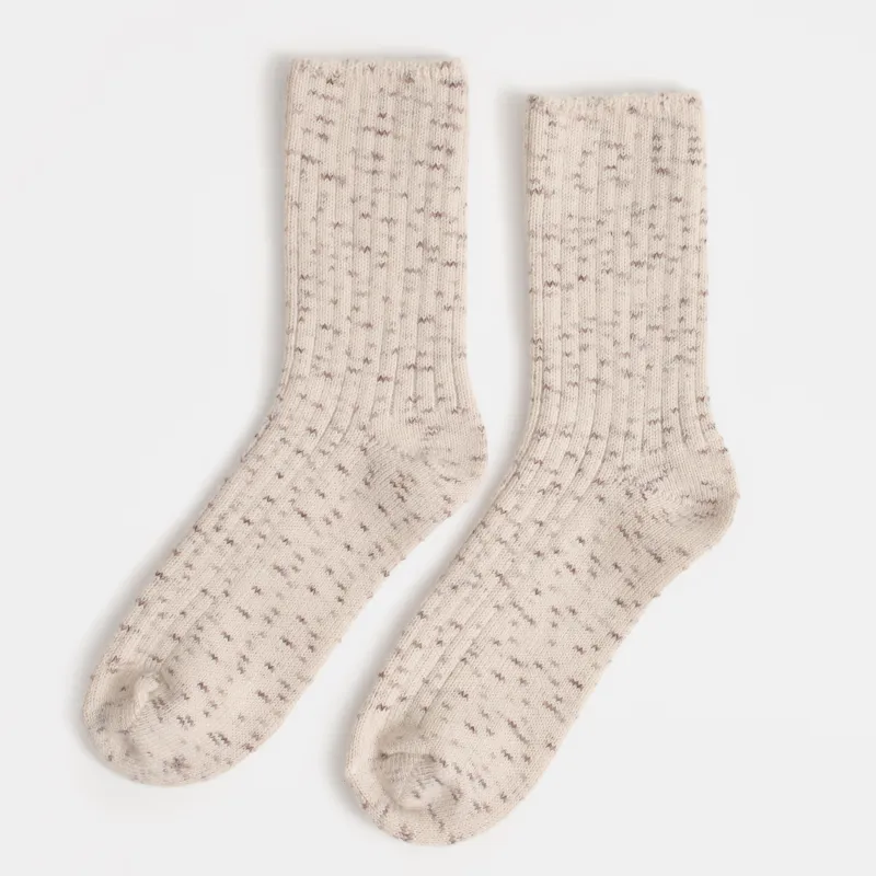 Әйелдер шұлықтары, өлшемі 36-38, қырлы, полиэстер/спандекс, құмды, Қызғылт сары нүктелер, Pleasantly