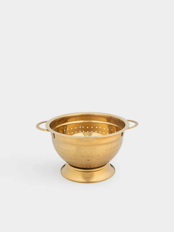 Дуршлаг, 18 см, с ручками, Classic gold, image-5