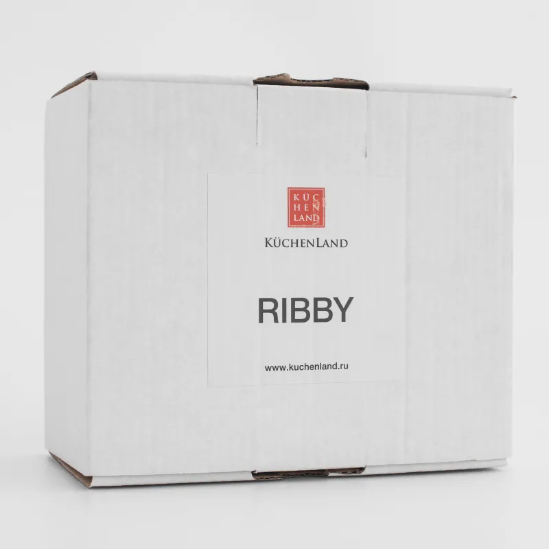 Стақан, 14 см, 400 мл, 2 дана, шыны Р, Ribby, image-4