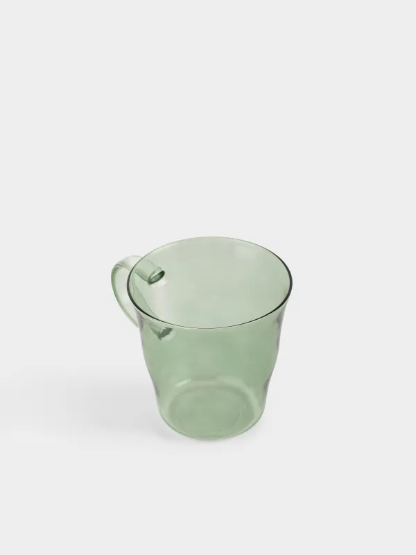 Саптыаяқ, 400 мл, шыны Б, жасыл, Мыжылған әсер, Crumple color, image-3