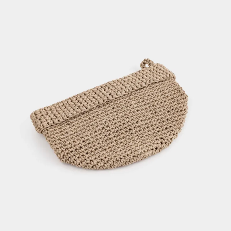 Сақтау себеті, 12х17 см, тоқылған, ұстағышы бар, полиэстер, дөңгелек, қоңыр, Bolsa, image-4