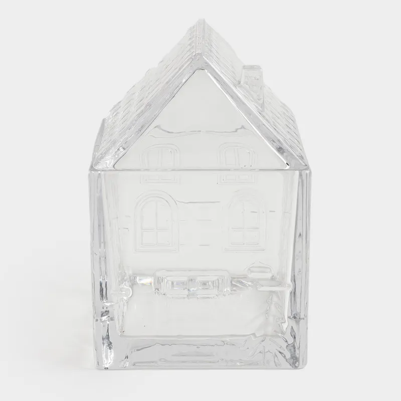 Сақтауға арналған ыдыс, 17х11 см, 800 мл, шыны, Үй, House shape