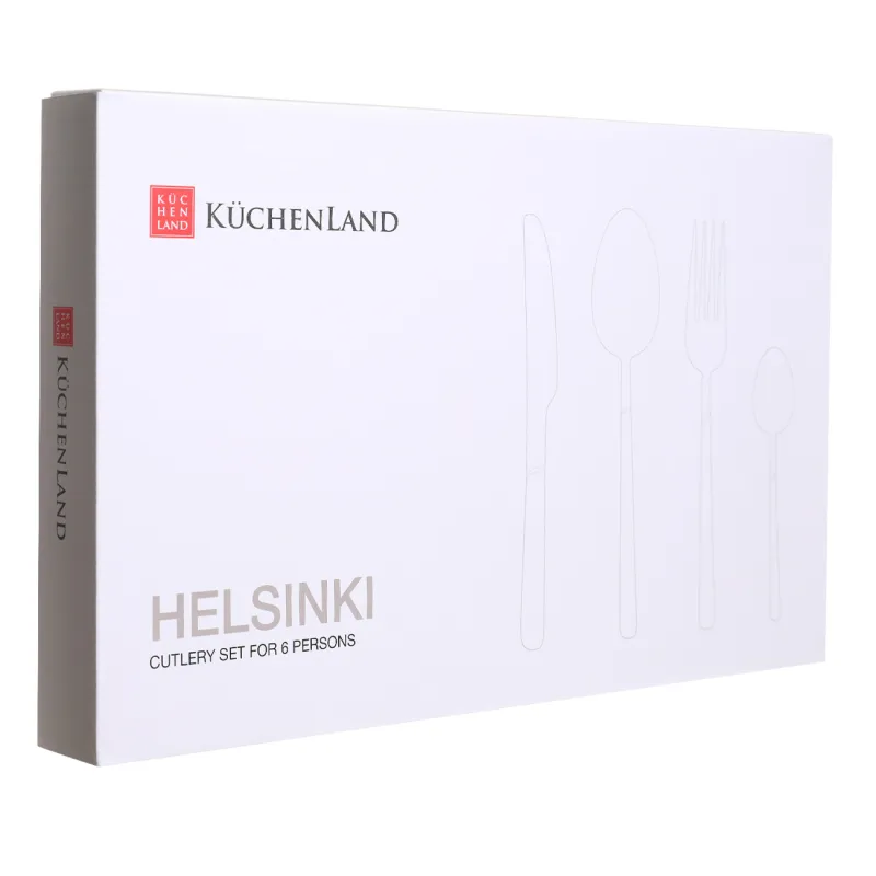 Ас құралдары, 6 тұлға, 24 зат, Болат, Helsinki, image-2