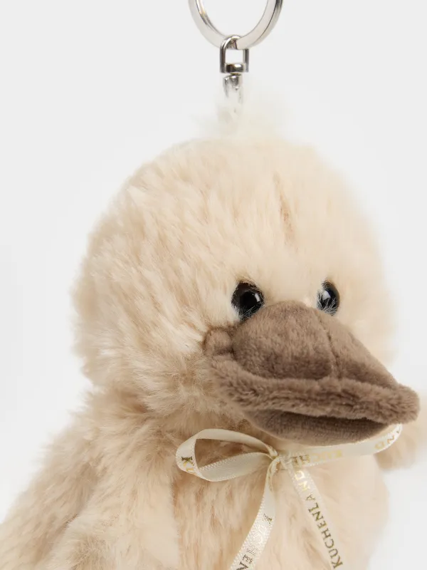 Салпыншақ, 20 см, жұмсақ, плюш/металл, Үйрек, Duck toy, image-2