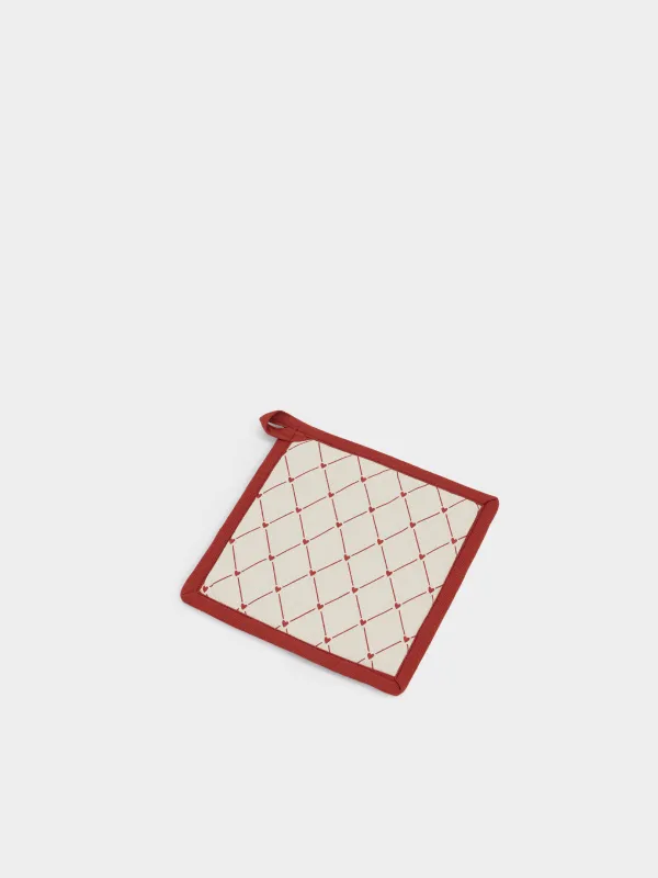 Прихватка, бежевая, Heart kitchen, image-1