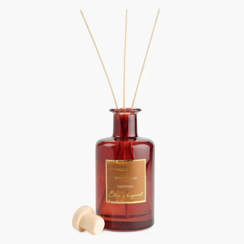 Ароматический диффузор, 230 мл, янтарный, Citrus and Bergamot, Emotion, image-2