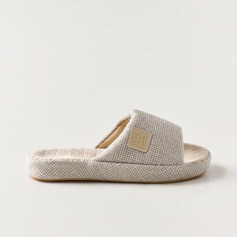 Әйелдер тәпішкелері, үйге арналған, өлшемі 36-37, полиэстер, ашық сұр, Serious