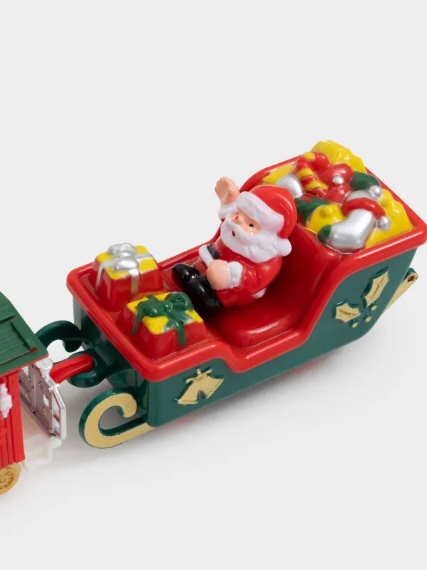 Ойыншық теміржол, М, музыкалық, жарықтандырылған, аспалы, Пойыз, Game rail, image-6