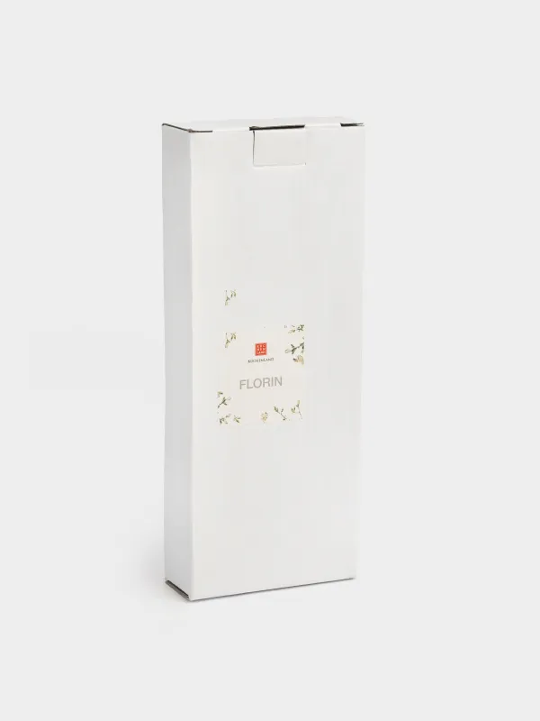 Қасық тұғыры, 25 см, керамика, сүт түстес, Гүлдер, Florin, image-6