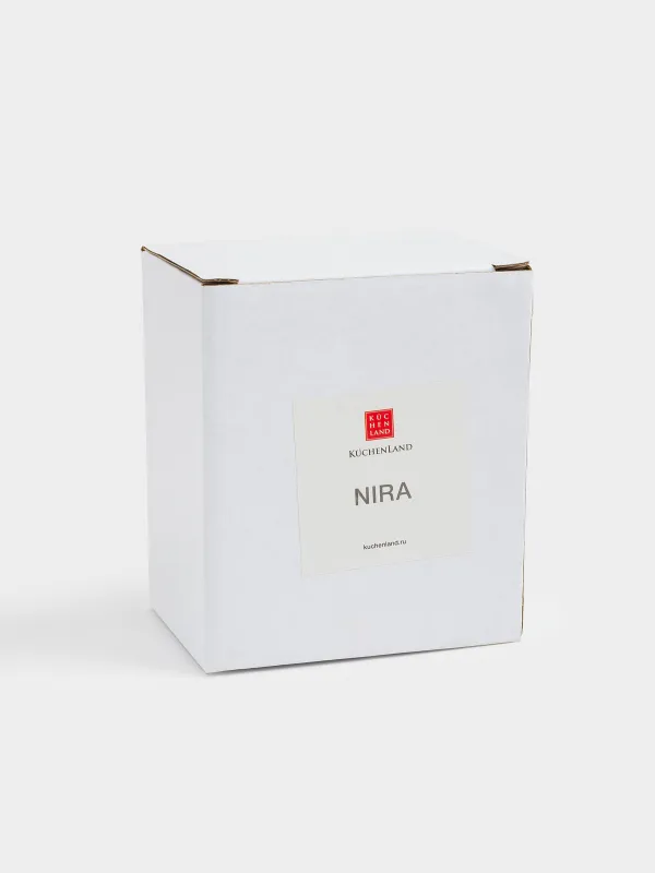 Жуынатын бөлмеге арналған стақан, 10 см, керамика, сарғылт-қоңыр, Nira, image-3