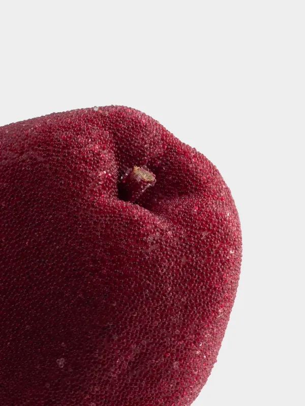 Игрушка елочная, 10 см, пенопласт, красная, Яблоко, Fruits, image-3