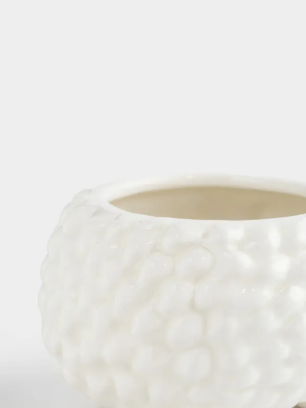 Пиала, 11х6 см, керамика D, молочно-золотистая, Еж, Golden glow, image-3