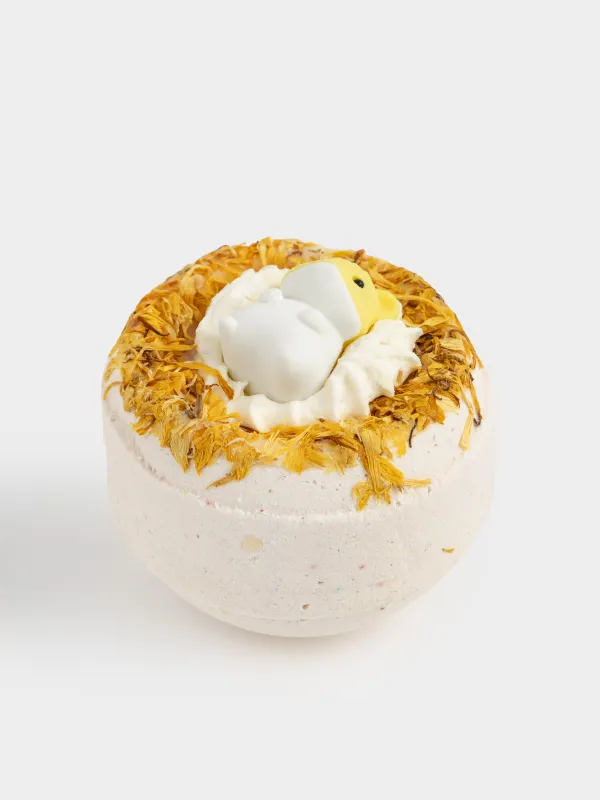 Ваннаға арналған бомба, 130 гр, ойыншықпен, сарғылт-қоңыр, Ирланд кілегейі, Атжалман, Friends spa, image-4