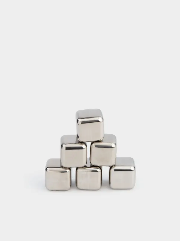 Сусындарды салқындатуға арналған текшелер жиынтығы, 8 зат, қысқыштары бар, болат, BAR, image-3