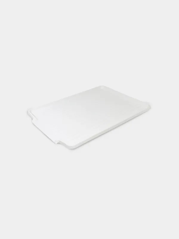 Сушилка для посуды, 43х31 см, с поддоном, металл/дерево/пластик, White style, image-3