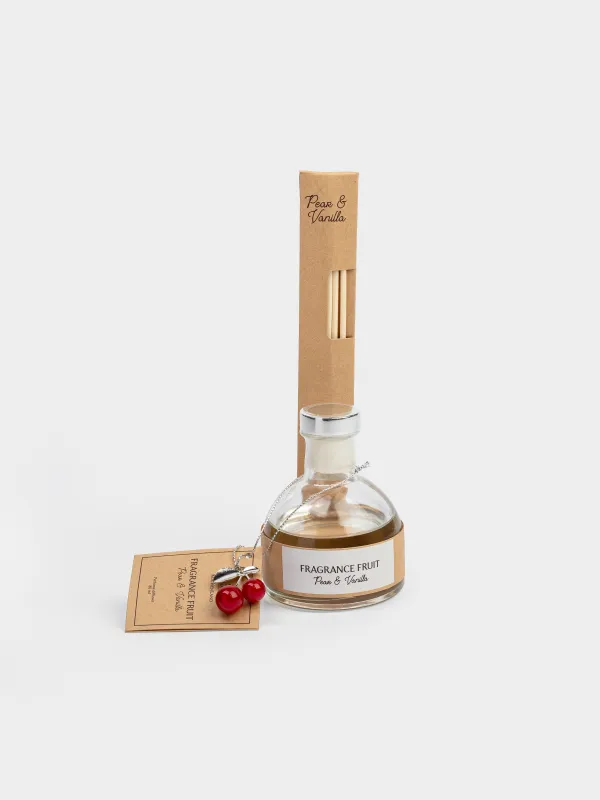 Хош иісті диффузор, 80 мл, салпыншағы бар, Pear&Vanilla, Шие, Fragrance fruit, image-3