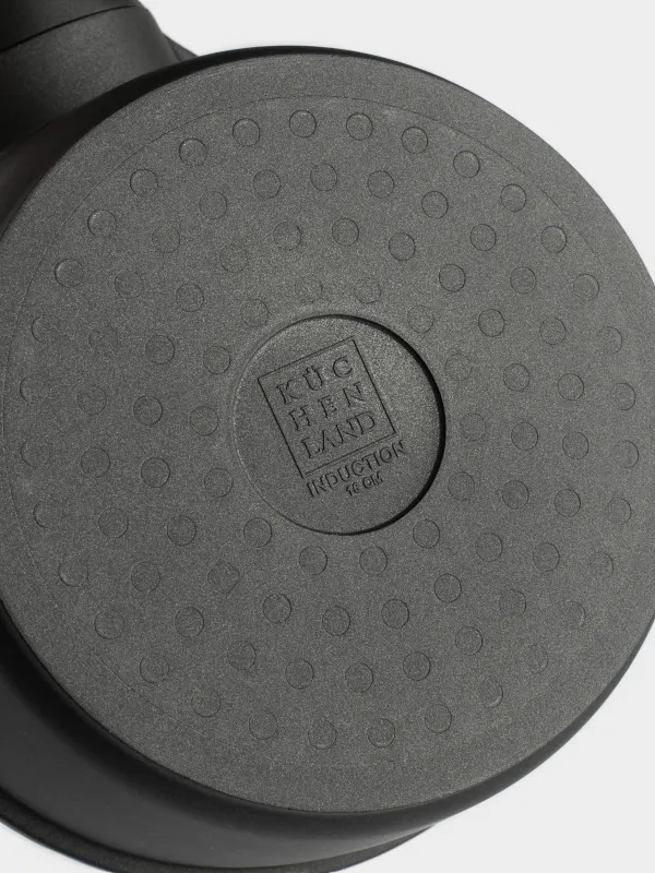 Шөміш, 16 см, 1,5 л, қақпағы бар, алынбалы тұтқасы, қапталған, алюминий, Solution Red 2, image-9