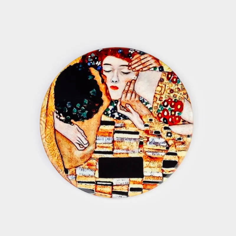 Подставка под кружку, Климт, Поцелуй, Art поцелуй