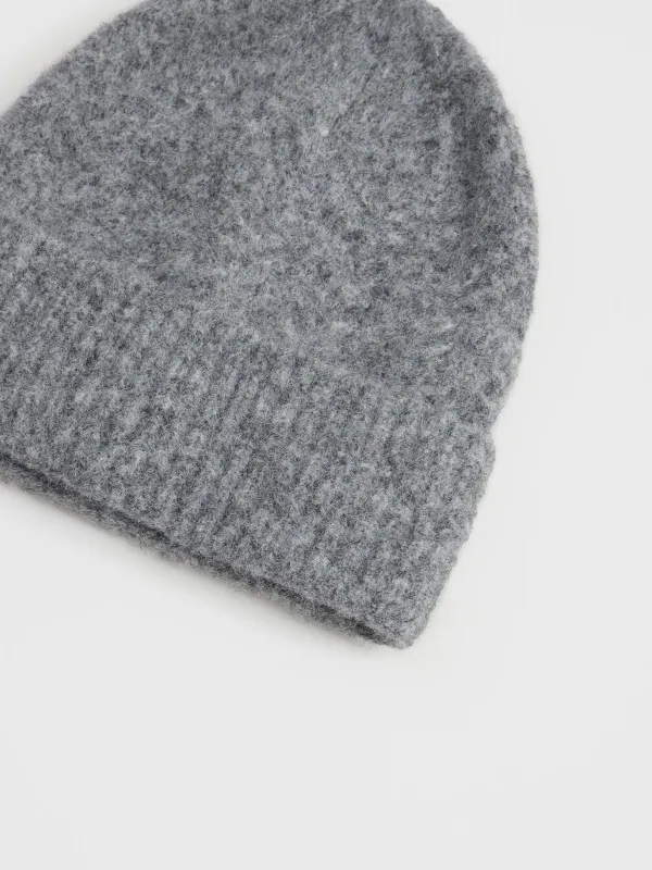 Әйелдер бас киімі, бірыңғай өлшем, полиэстер/акрил, сұр, Loop, image-5