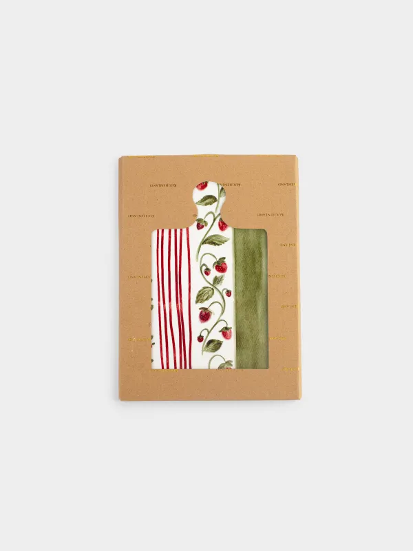 Подставка под горячее, 17x24 см, Земляника, Berry stripes, image-3