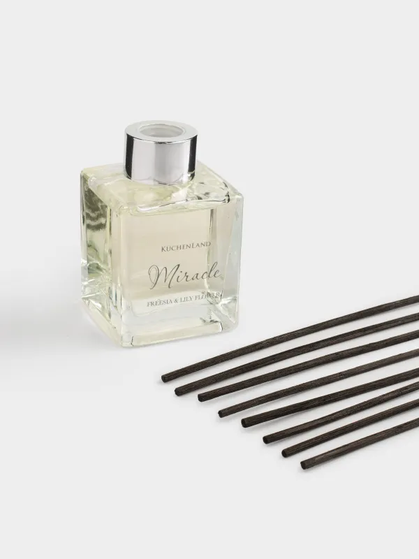 Хош иісті диффузор, 90 мл, шыны, Freesia Lily Flower, Miracle, image-2