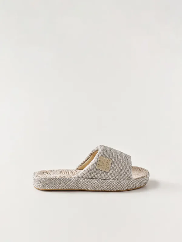 Әйелдер тәпішкелері, үйге арналған, өлшемі 38-39, полиэстер, ашық сұр, Serious, image-0