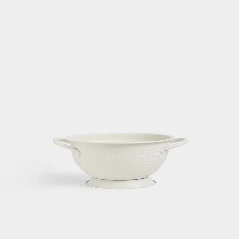 Дуршлаг, 22 см, екі тұтқасы бар, болат, сүт түстес, Soft, image-1