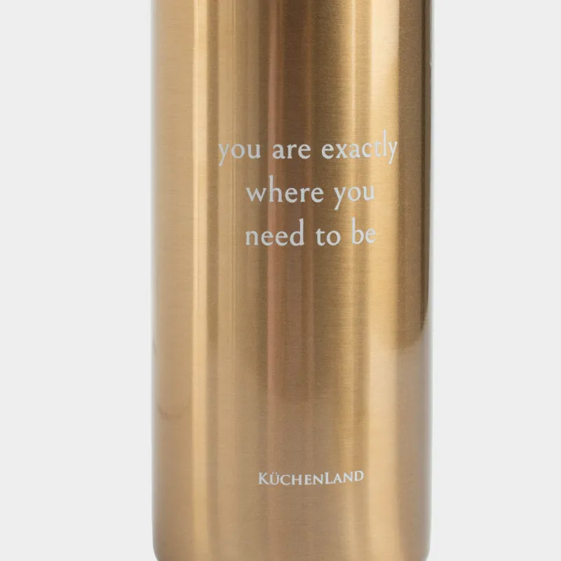 Термокружка, 400 мл, сталь, золотистая, Classic gold, image-3