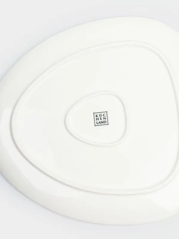 Түскі ас тәрелкесі, 27х25 см, Фарфор P, ақ, Synergy, image-4