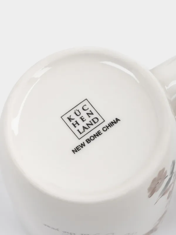 Кружка, 360 мл, фарфор N, Осенние цветы, Refined floral, image-3