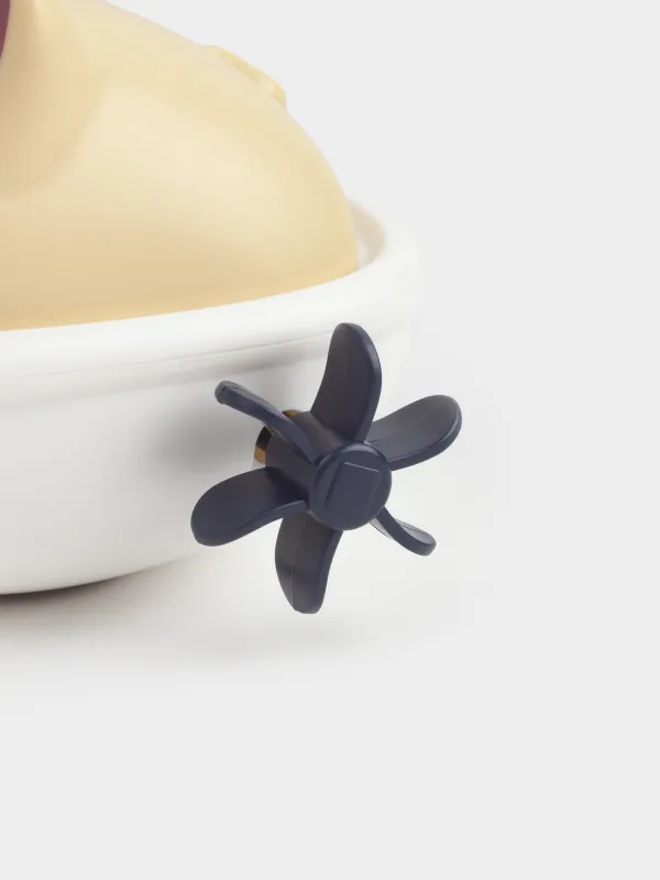 Шомылуға арналған ойыншық, 10 см, бұрамалы, пластик, сұр, Ваннадағы ит, Kiddy, image-5