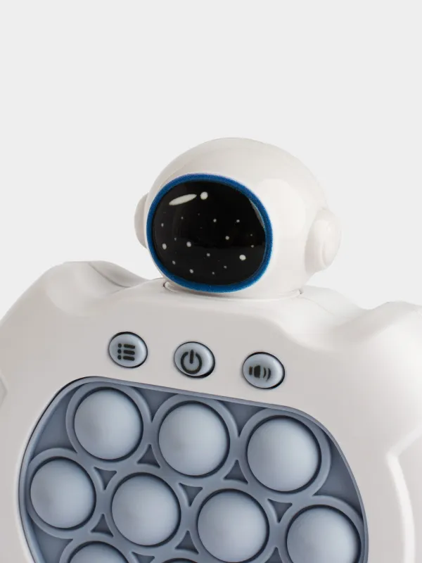 Дамытушы ойыншық, антистресс, 13х12 см, электронды, пластик, Ғарышкер, Pop-it, image-3