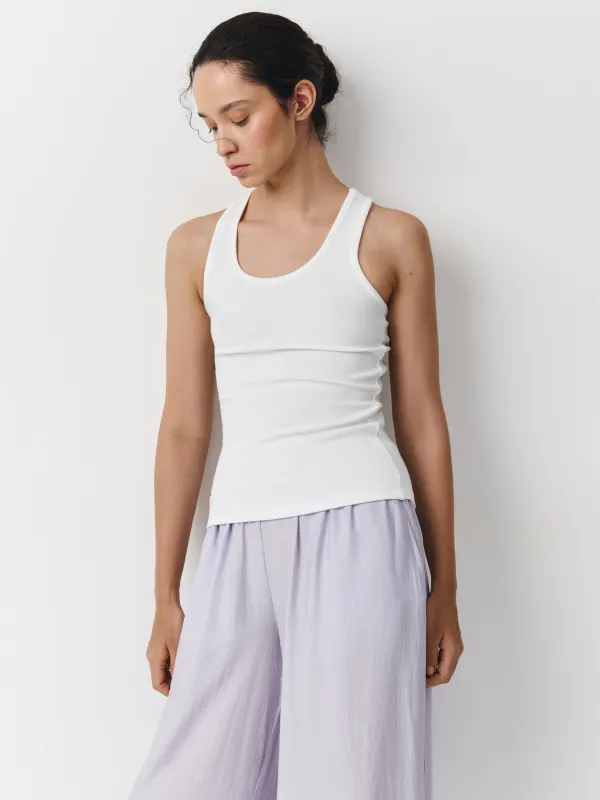 Әйелдерге арналған топ, өлшемі XS, вискоза/мақта/эластан, сүт түстес, Elpidia, image-0