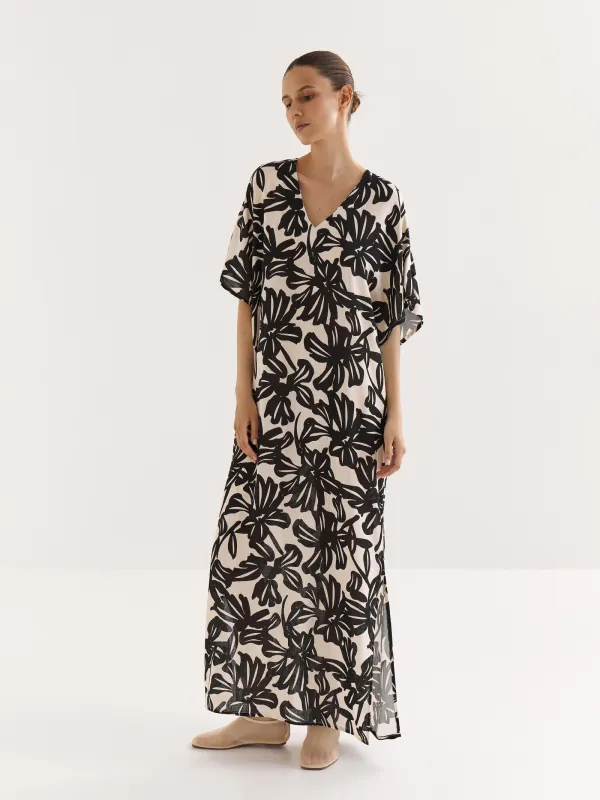 Платье женское, с коротким рукавом, Almi, image-0